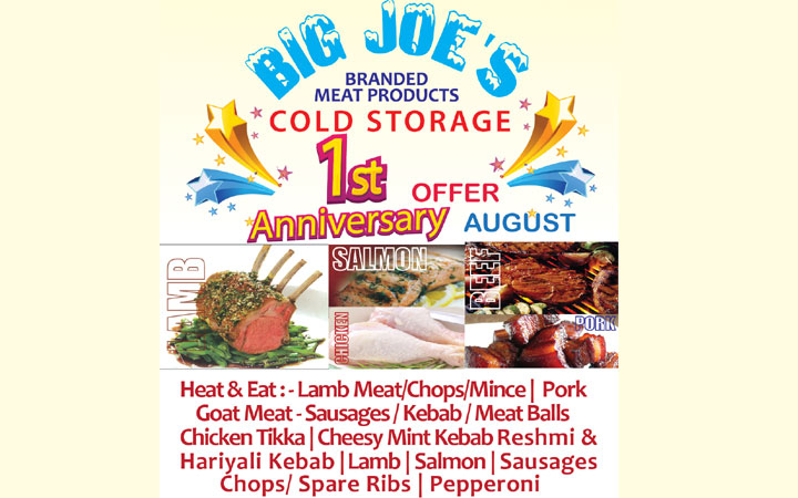 Big Joe's Anniversary Offer
