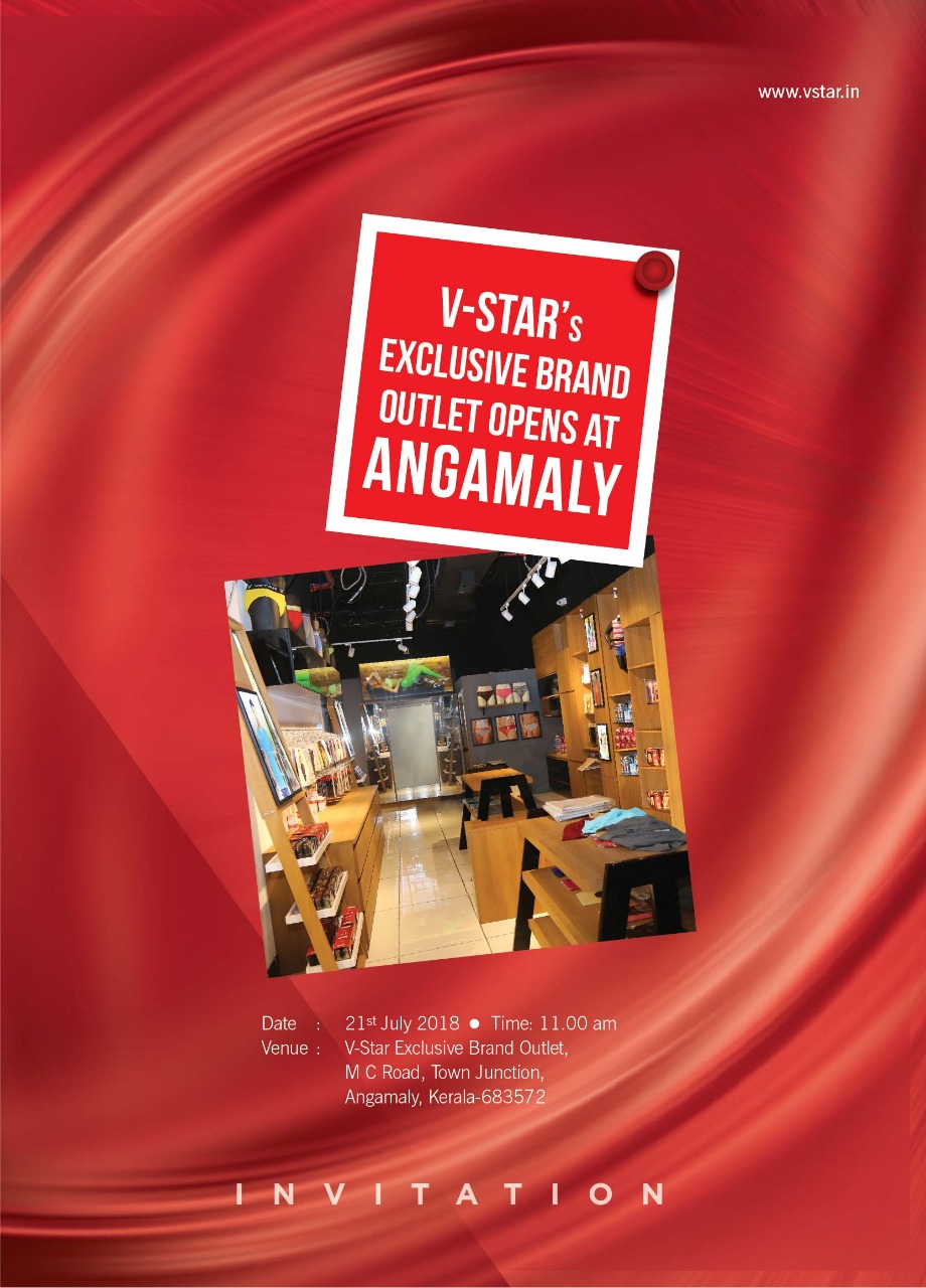 V-Star Exclusive Brand outlet Angamaly  launch