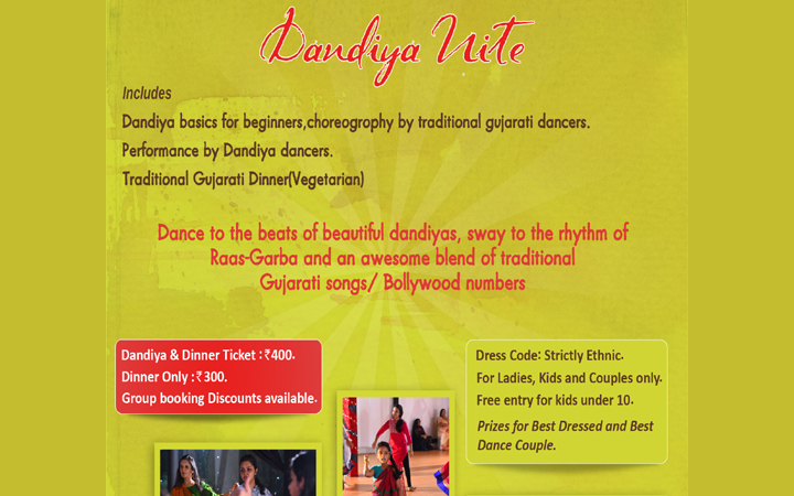 Dandiya Nite - Dinner & Dance 