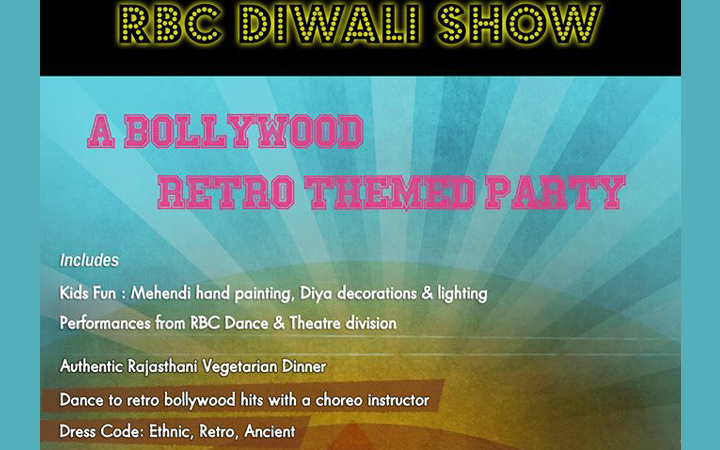 Diwali with a Retro Themed Party at RBC