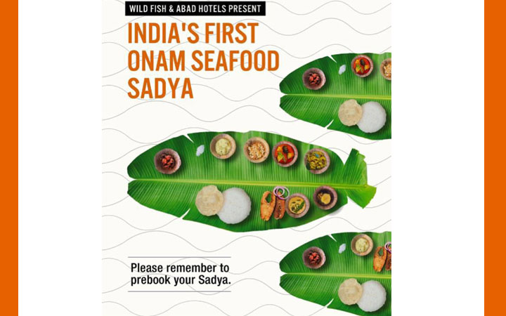 Onam Seafood Sadya at Abad Plaza